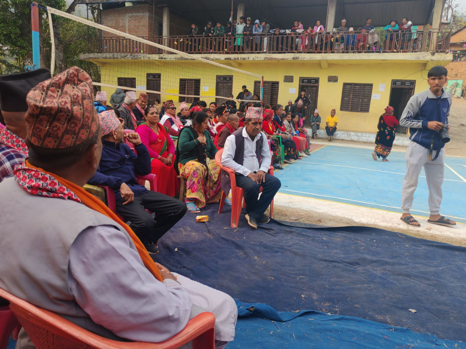 Inauguration Ceremony of Ramaligaun Water Supply Project- Chapakot 4, Syangja- 2081